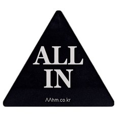AAHM All In按鈕, 黑色, 1個