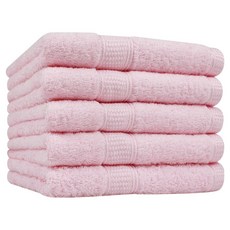 Songwol 松月 Arnaldo Bassini Florin 飯店毛巾 120g 純棉, 5個, 粉紅色