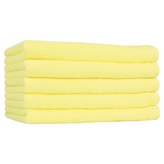 Songwol 松月 LIGHT UP 健身房 營業用 美容毛巾 66g, 5個, 黃色