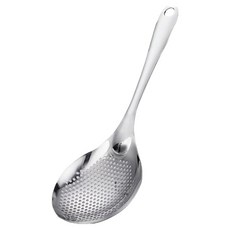 Back to Basics 經典全304不鏽鋼濾網多孔勺, 銀色, 1個