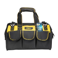 deLi 得力 工具系列 雙層工具包 EDL430116 黃色, 1個