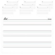 英文白板 275868 10p, 聚丙烯(pp), 白板塗層