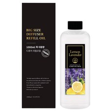 더허브샵 리필 오일, 레몬라벤더, 1L, 1개
