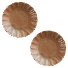 미세스홈 도자기 간장 종지 미스티 소스볼, 브라운, 2개