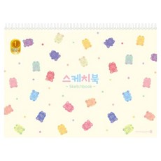 모닝글로리 2000 초등스케치북 B 랜덤발송, 8절, 1개, 15매
