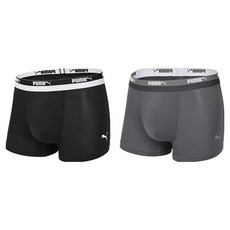 [含大尺碼] PUMA BODYWEAR 男性無壓四角內褲 2件組