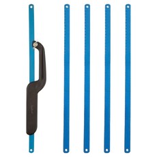 앙플랜트 손잡이 줄톱 블루 + 교체 톱날 4p 세트, 1세트