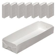 披薩法棍託盤 中, 白色, 100個