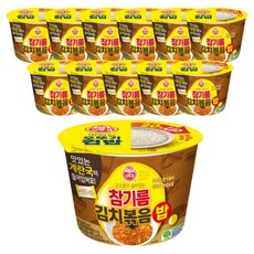 오뚜기 즉석국 컵밥 참기름 김치 볶음밥, 264g, 12개