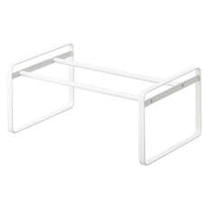 YAMASAKI 山崎 frame都會簡約伸縮式鞋架 白色 鞋櫃, 1個