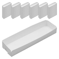 中央包裝 大號披薩法棍托盤, 白色, 100個