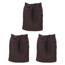 티팜 커들 랩 앞치마 3p, 브라운, 3개
