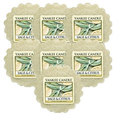 YANKee CANDLe 無燭芯香氛蠟塊, 22g, 鼠尾草與柑橘, 7個