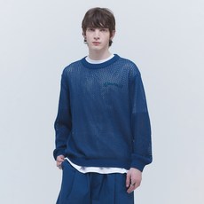 Beentrill 鏤空Oversize套頭針織衫 BA232KT001