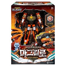미니특공대 최강공룡 시즌7 마그킬로 로봇장난감, 오렌지, 1개