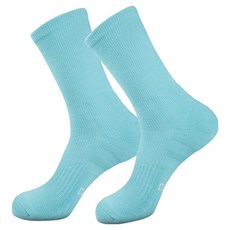 Crocodile 鱷魚 女性用跑步壓力緩震長襪2雙組, 1套, 藍色