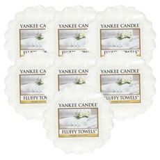 양키캔들 타트 왁스 무심지 캔들, 플러피타월, 22g, 7개