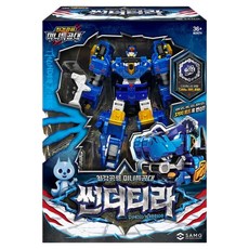 미니특공대 최강공룡 시즌7 썬더티라 로봇장난감, 블루, 1개