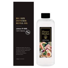 더허브샵 리필오일, 양재동꽃시장, 1L, 1개