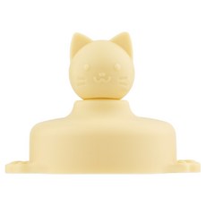 Joai 貓咪吸管杯裝飾 短款, 1個, 短款 單品(芒果)