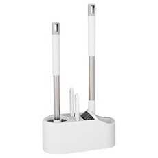 高氏智能4合1壁掛式馬桶刷清潔刷具組, 1套, 白色