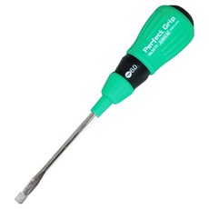 SUNFLAG 新龜 貫通膠柄起子 一字 3370 (100 x 6mm) 膠柄舒適好握, 1支