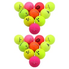 토탈브랜드 유니크에픽 혼합 골프공 로스트볼 특S+급 42.67mm, 1세트, 20개입, 혼합색상