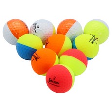 SRIXON Unique Epic Divide雙色二手高爾夫球 特S+級, 1組, 10顆, 混色