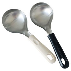 Bogen 迷你湯勺2件組, 1套, 1 香草, 2 黑色