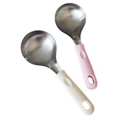 Bogen 迷你湯勺2件組, 1套, 1 香草, 9 粉紅色