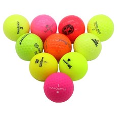 토탈브랜드 유니크에픽 혼합 골프공 로스트볼 특S+급 42.67mm, 1세트, 10개입, 혼합색상