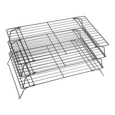 KitchenCraft 點心散熱架 可單層或組裝二至三層使用, 1個, 400 x 260 x 70mm