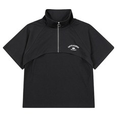 폴햄키즈 여아용 영스터 아노락 레이어드 반팔티 + 나시 세트