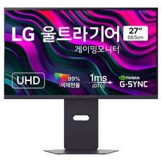 LG전자 4K UHD 울트라기어 게이밍 모니터 방문설치, 68.47cm, 27G850A