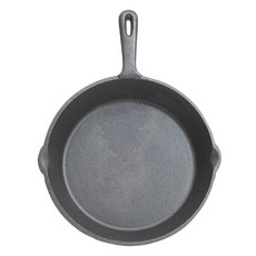 KitchenCraft 鑄鐵煎烤盤 圓平底, 26cm, 1個