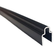 窗框軌道維修 高槽 8.7mm x 1.2m 黑色, 1個