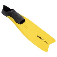 Mares Nuclepere雙腳穿著蛙鞋 410344-S, 黃色(410344-SAYL)