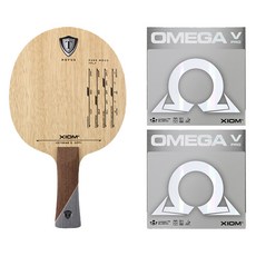 XIOM Extreme S FL+Omega 5 Pro桌球拍膠皮組, 1組, 單品