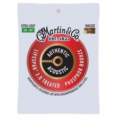 C.F. Martin&CO.EST.1833 Phosphor Bronze Extra Light 民謠吉他弦, 10 Gauge, 單一顏色, 1個, MA530T