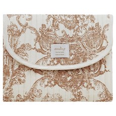 EmonG Toile de Jouy 攜帶式換尿布墊, 1個, 摩卡棕