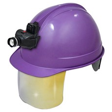 동명 고급형 일반창 골드보안경 안전모 헤드랜턴포함 퍼플, 1세트