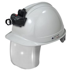 동명 고급형 일반창 실버보안경 안전모 헤드랜턴포함 그레이, 1세트