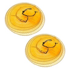 HAIDON 海東 鋼絲魚護網 2入, 黃色