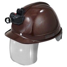 동명 고급형 일반창 실버보안경 안전모 헤드랜턴포함 브라운, 1세트