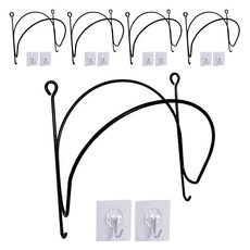 MONACO OLIVE 免鑽孔室內毛巾架, 黑色, 5個