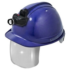 동명 고급형 일반창 실버보안경 안전모 헤드랜턴포함 다크블루, 1세트