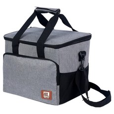 헤이조이 아이스쿨러백 캠핑 피크닉 보냉가방, 그레이, 27L