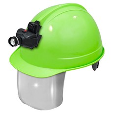 동명 고급형 일반창 실버보안경 안전모 헤드랜턴포함 그린, 1세트