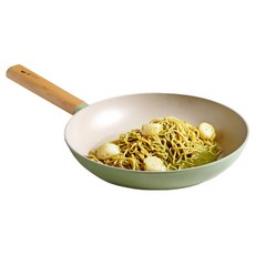 Chef Y.IN 電磁爐IH普羅旺斯木柄多功能平底鍋, 1個, 28cm