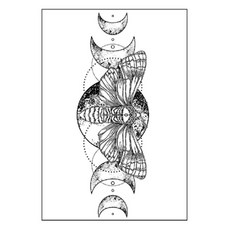 gelluna 獨特DIY紋身貼紙合集, T-17, 1個
